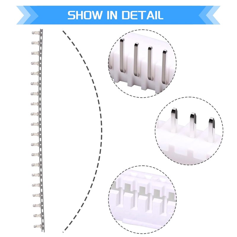 JTAREA 29Values 600PCS JST PH 2.0 MM Connector Kit 2.0MM 2 3 4 5 6 7 8 Pin Female Male Housing Jst-ph Female Pin Connectors - Image 5